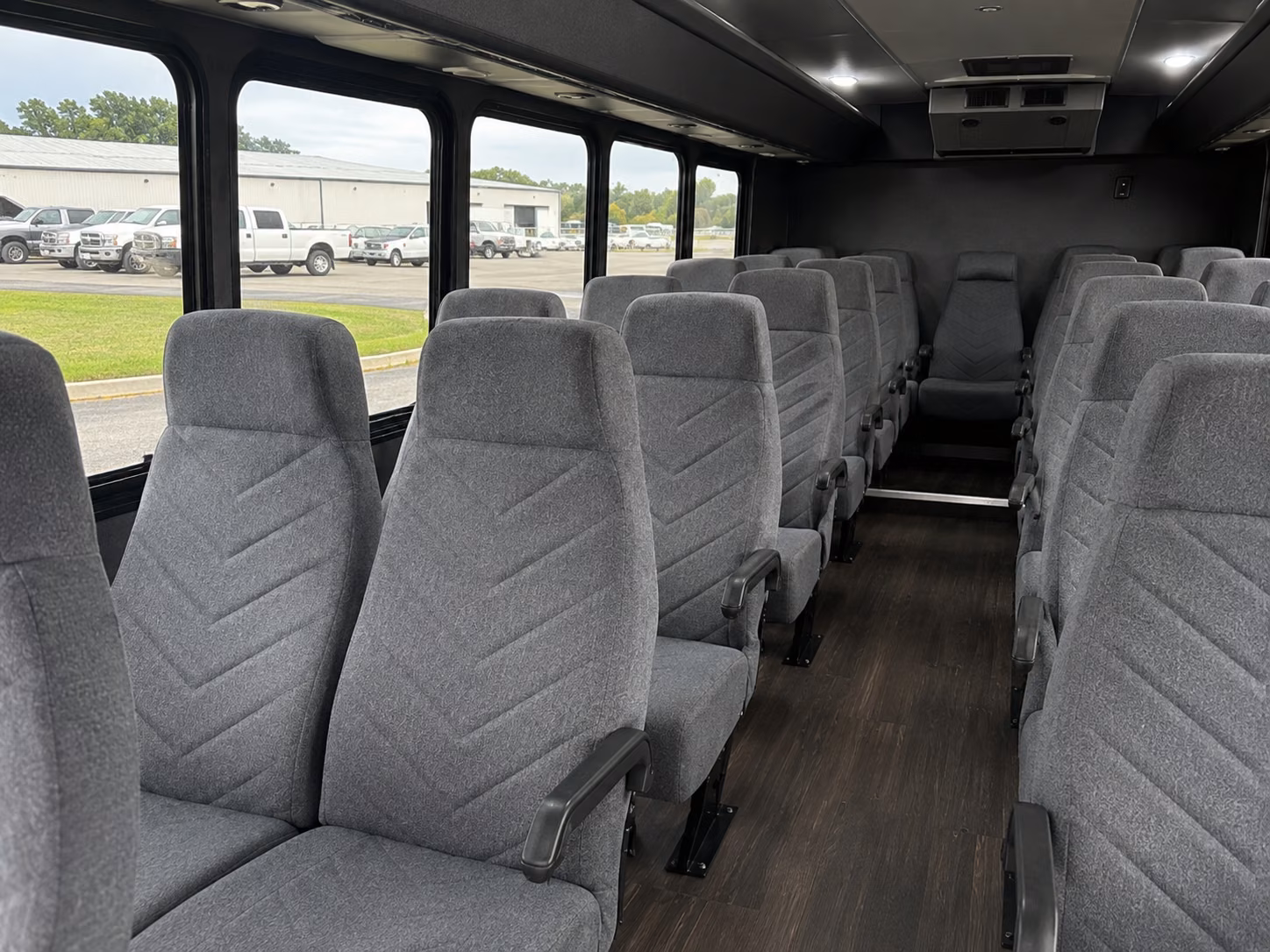 sparks 20 passenger minibus inside