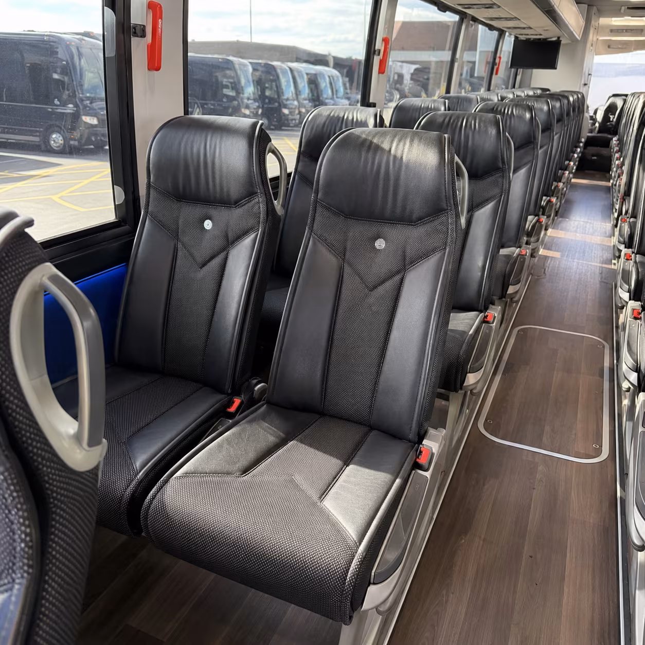 sparks 40 passenger charter bus interior