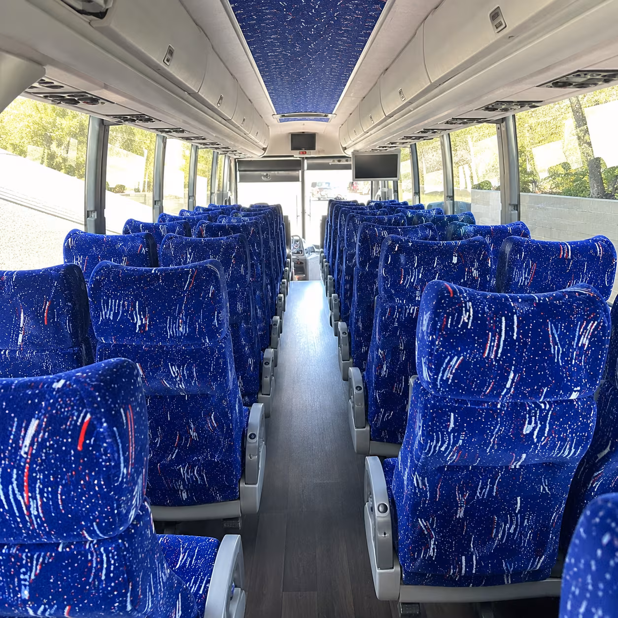 sparks 50 passenger charter bus interior