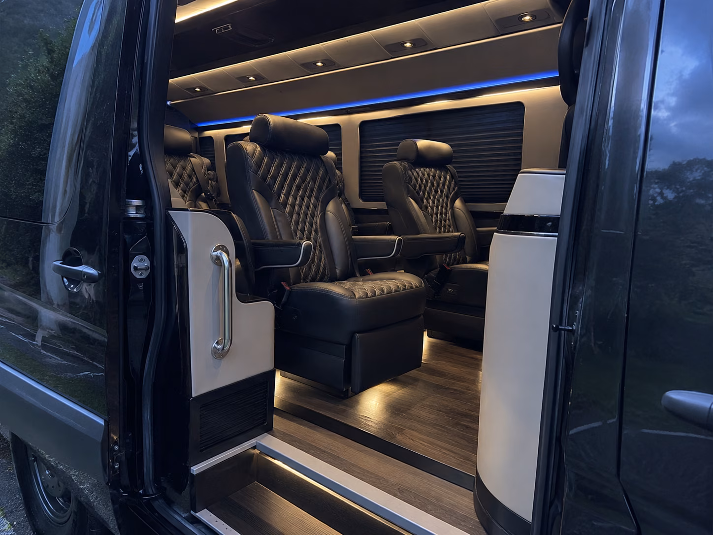 sparks airport transportation onboard seating