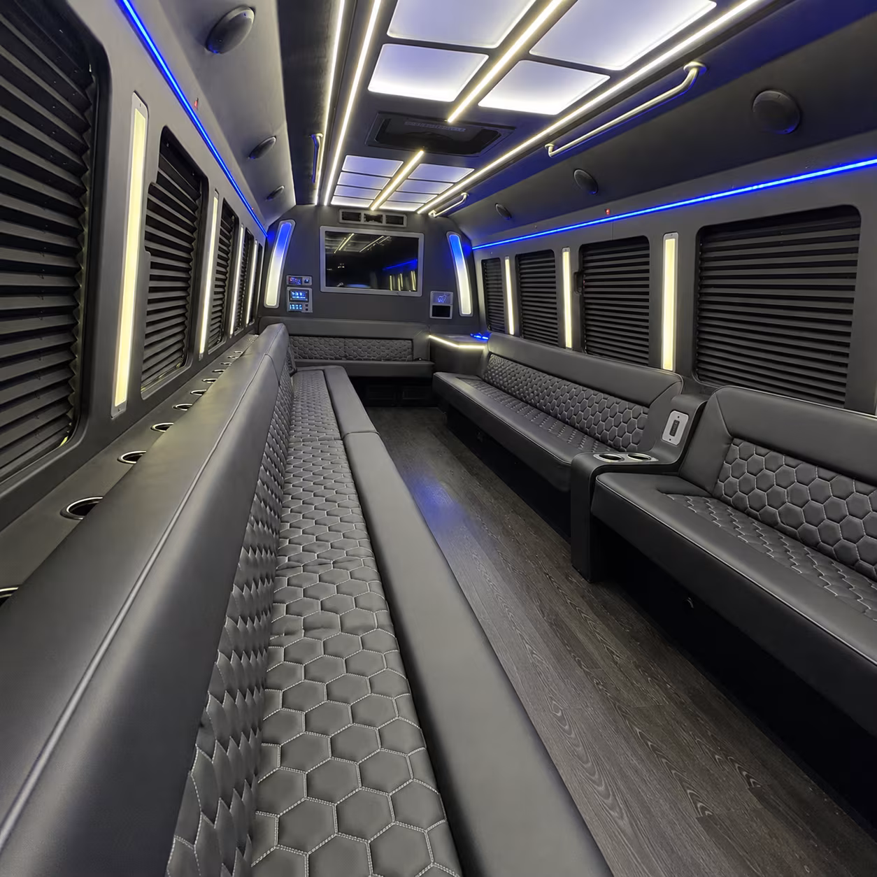 sparks party bus inside