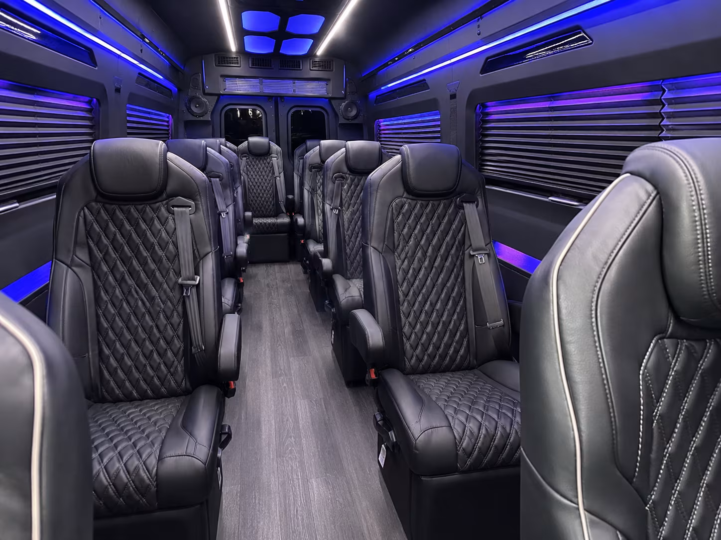 sparks sprinter van with driver inside