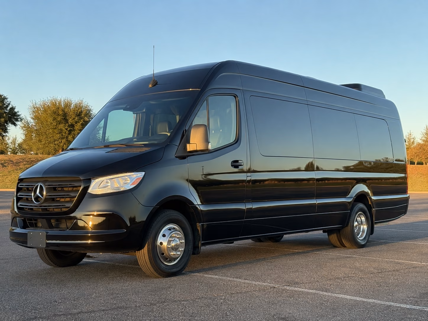 sprinter vans and small buses for intimate sparks weddings